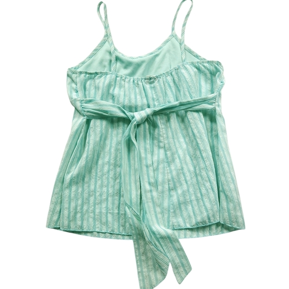 Y2k Poetry Brand Flowy Fairy Milkmaid Tie Waist Cami Sz L - Picture 3 of 5